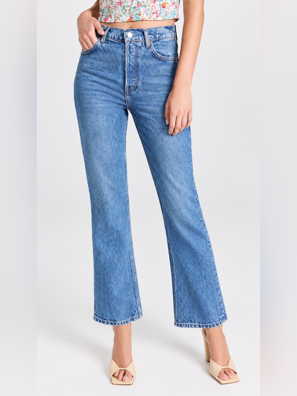 Reformation Cynthia High Rise Straight Jeans Size 25